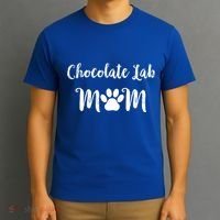 Chocolate Lab Mom Chocolate Lab Dog Lover Gift T-Shirt thumb 3