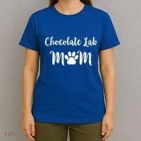 Chocolate Lab Mom Chocolate Lab Dog Lover Gift T-Shirt thumb 4
