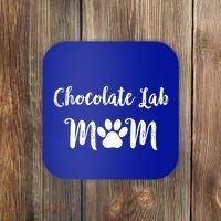 Chocolate Lab Mom Chocolate Lab Dog Lover Gift Coaster thumb 0