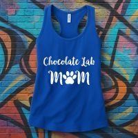 Chocolate Lab Mom Chocolate Lab Dog Lover Gift Women's Tank Top thumb 3