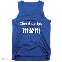 Chocolate Lab Mom Chocolate Lab Dog Lover Gift Tank Top thumb 0