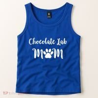 Chocolate Lab Mom Chocolate Lab Dog Lover Gift Tank Top thumb 2