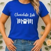 Chocolate Lab Mom Chocolate Lab Dog Lover Gift Women's T-Shirt thumb 2