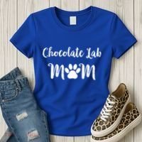 Chocolate Lab Mom Chocolate Lab Dog Lover Gift Women's T-Shirt thumb 3