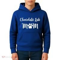 Chocolate Lab Mom Chocolate Lab Dog Lover Gift Kids Hoodie thumb 4