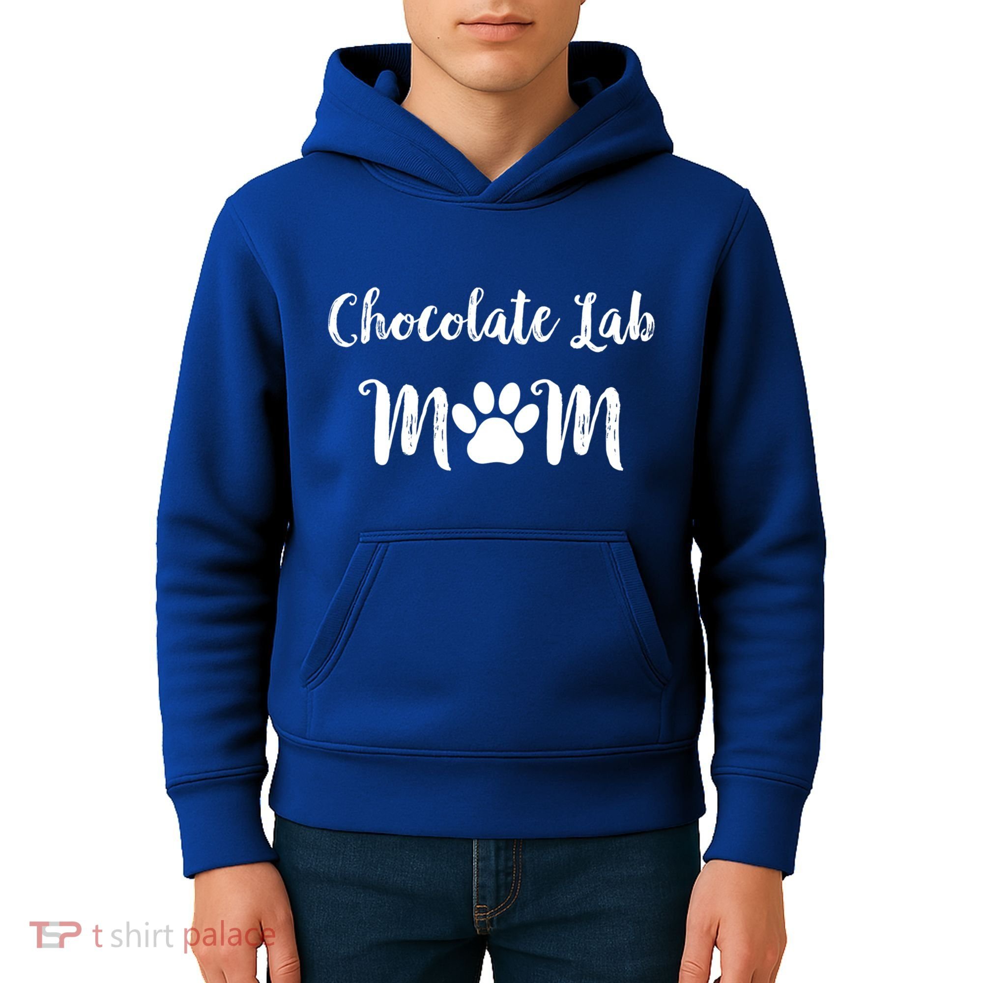 Chocolate Lab Mom Chocolate Lab Dog Lover Gift Kids Hoodie
