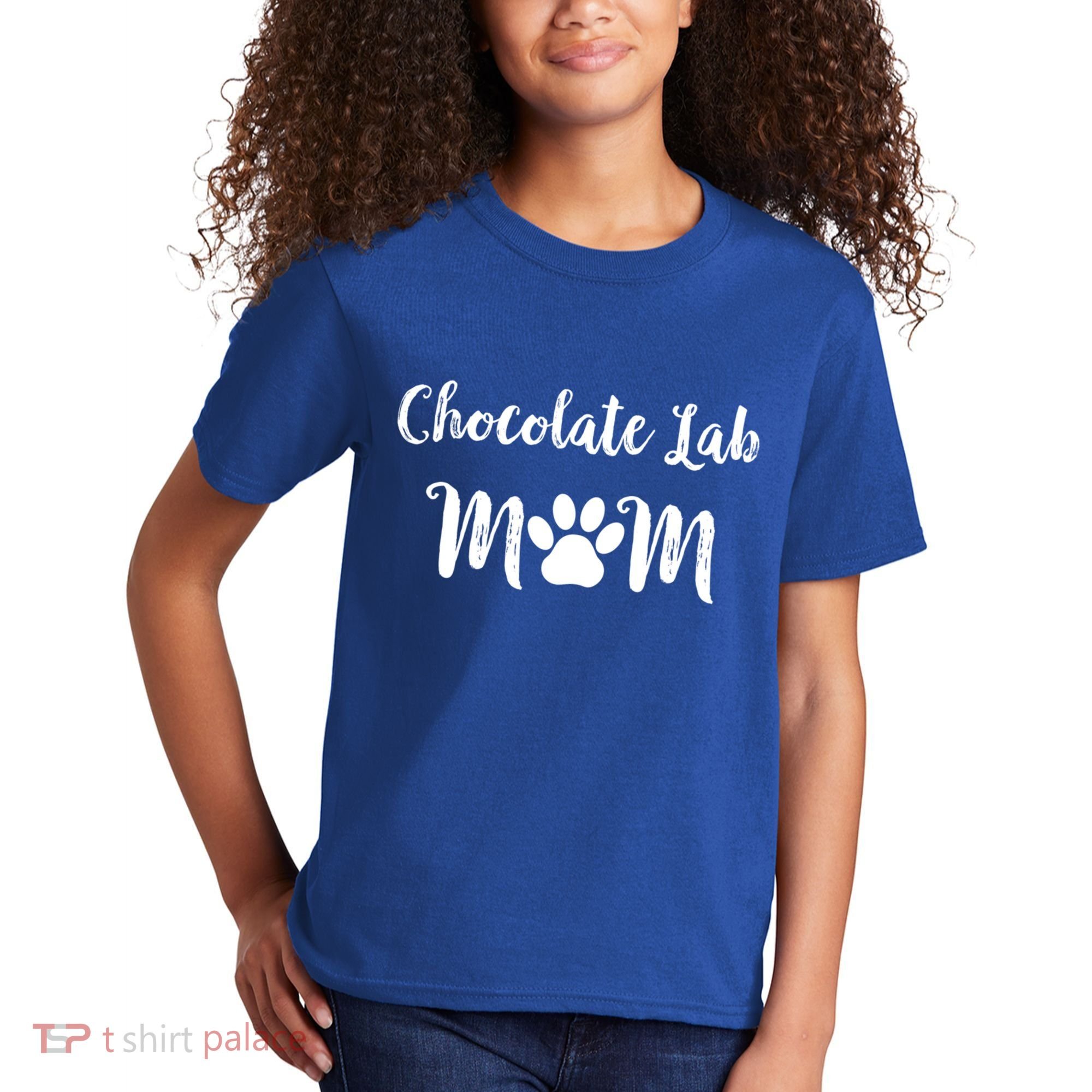Chocolate Lab Mom Chocolate Lab Dog Lover Gift Kids T-Shirt