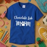 Chocolate Lab Mom Chocolate Lab Dog Lover Gift Kids T-Shirt thumb 3