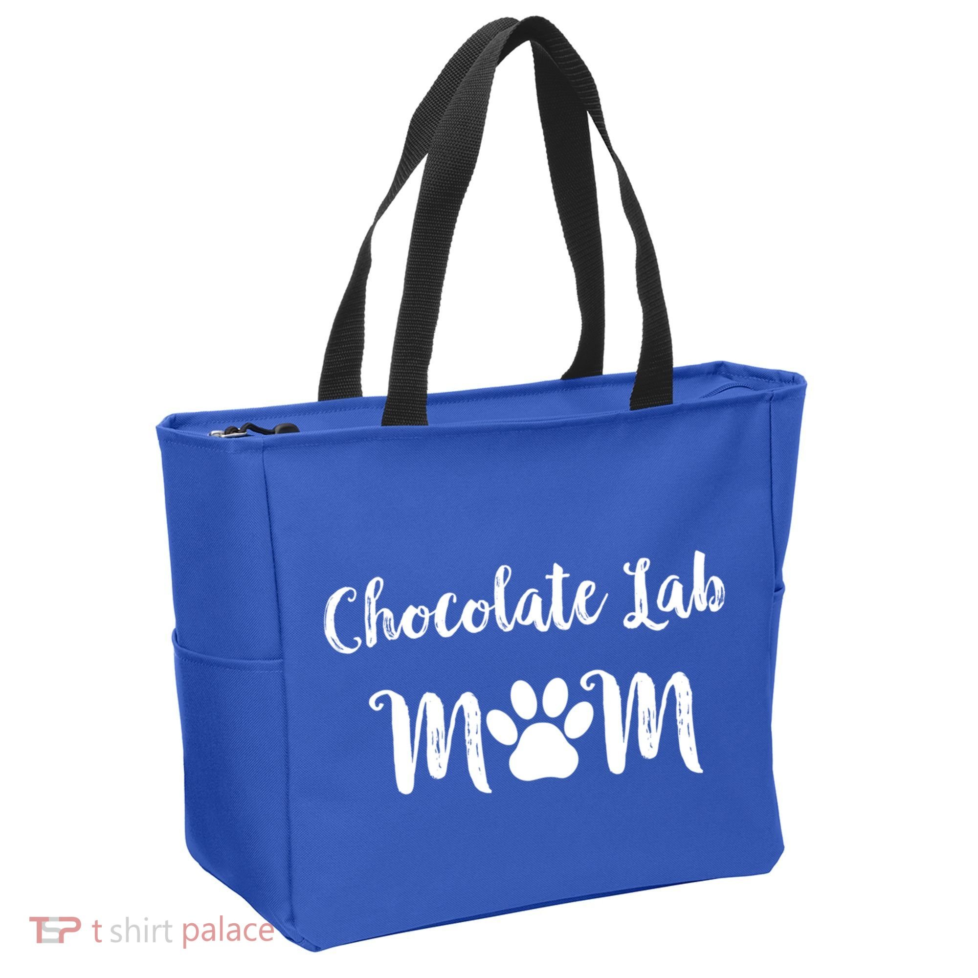 Chocolate Lab Mom Chocolate Lab Dog Lover Gift Tote Bag