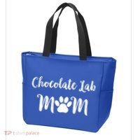Chocolate Lab Mom Chocolate Lab Dog Lover Gift Tote Bag thumb 3