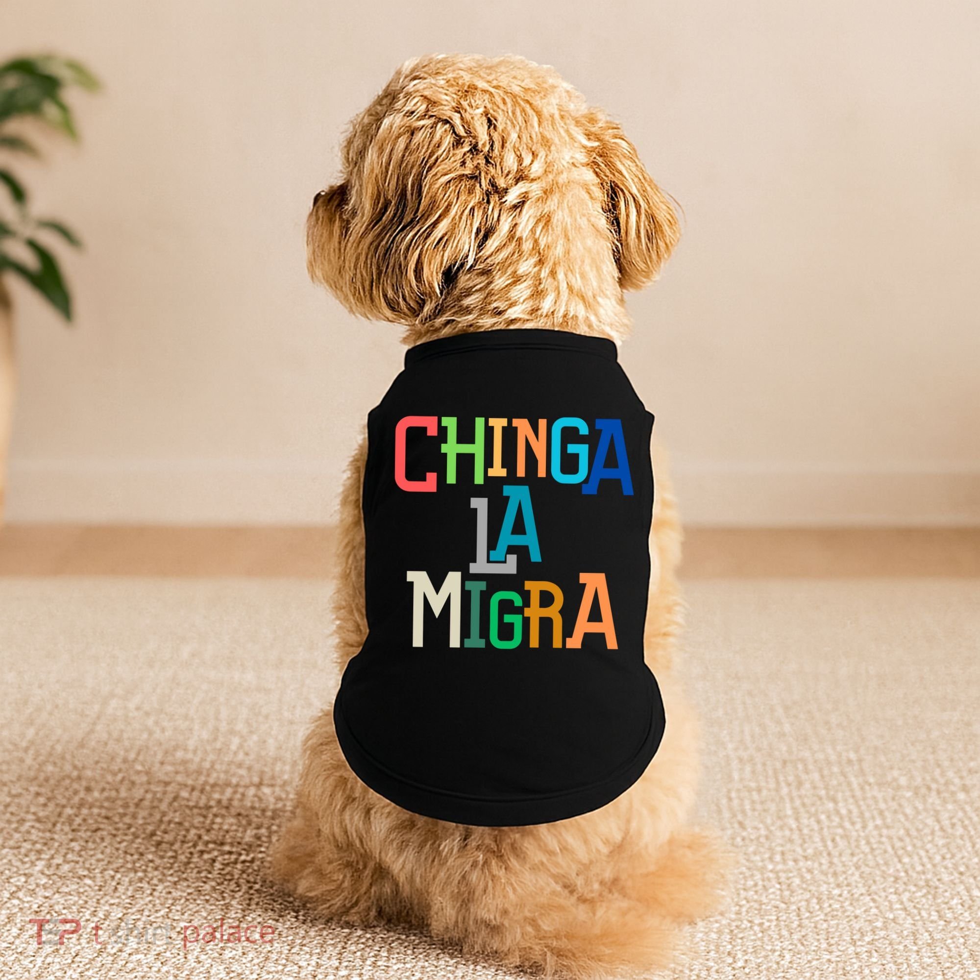 Chinga La Migra Ice Maga Republican Fascism Doggie Tank