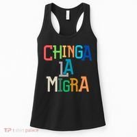 Chinga La Migra Ice Maga Republican Fascism Women's Tank Top thumb 0