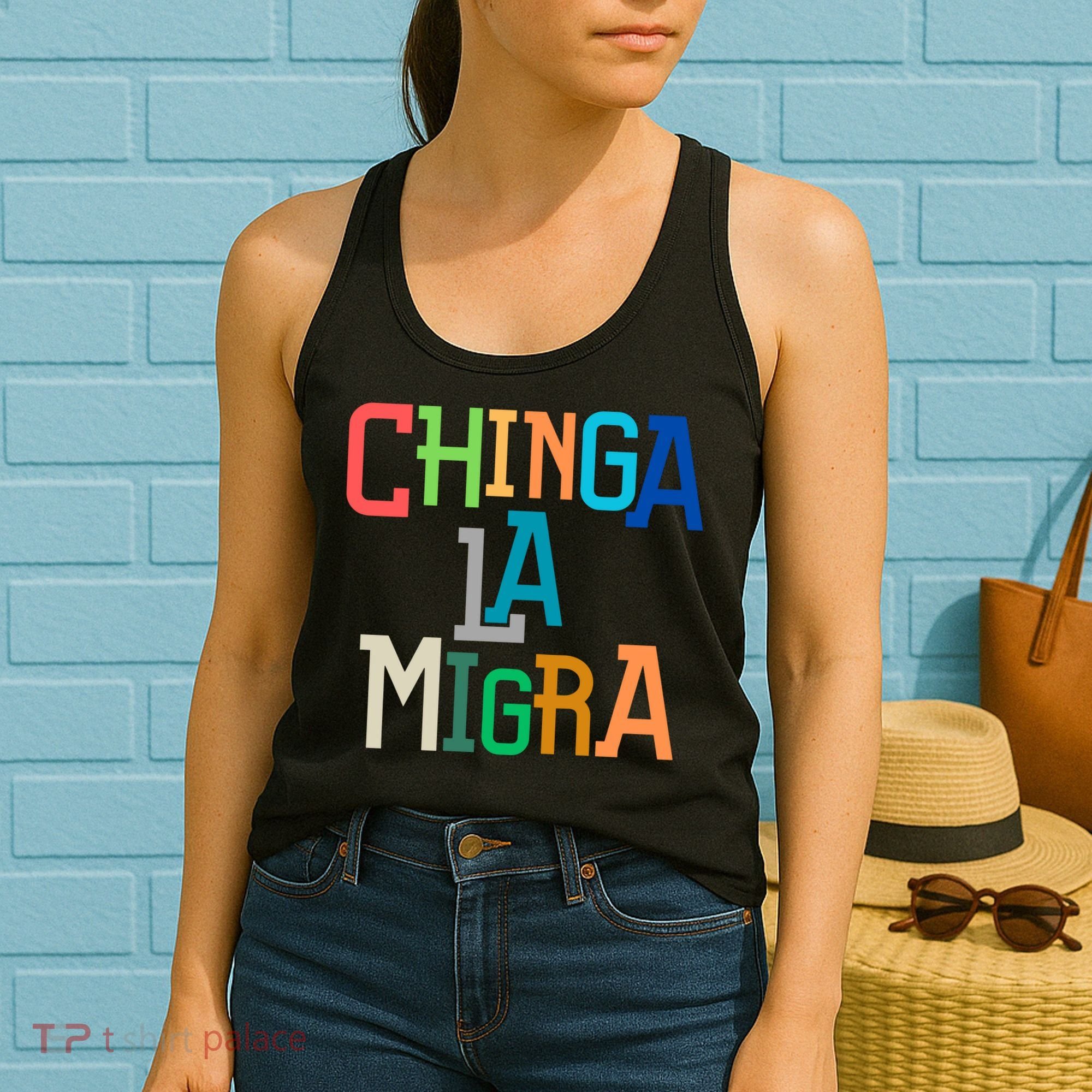 Chinga La Migra Ice Maga Republican Fascism Women's Tank Top
