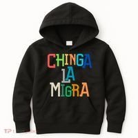 Chinga La Migra Ice Maga Republican Fascism Kids Hoodie thumb 0