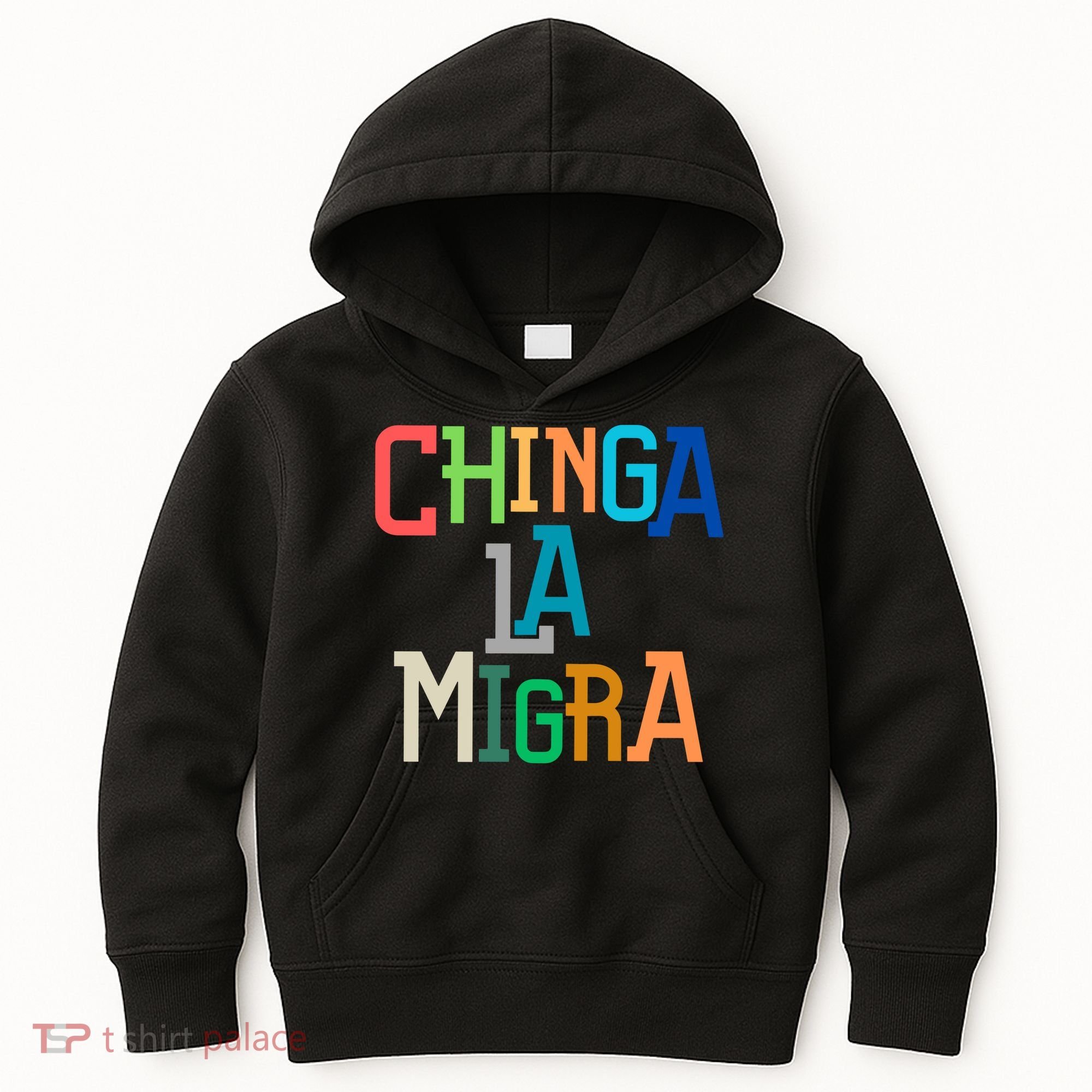 Chinga La Migra Ice Maga Republican Fascism Kids Hoodie