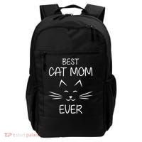 Cat Lover Mom Funny Best Cat Mom Ever Cute Gift Backpack thumb 0