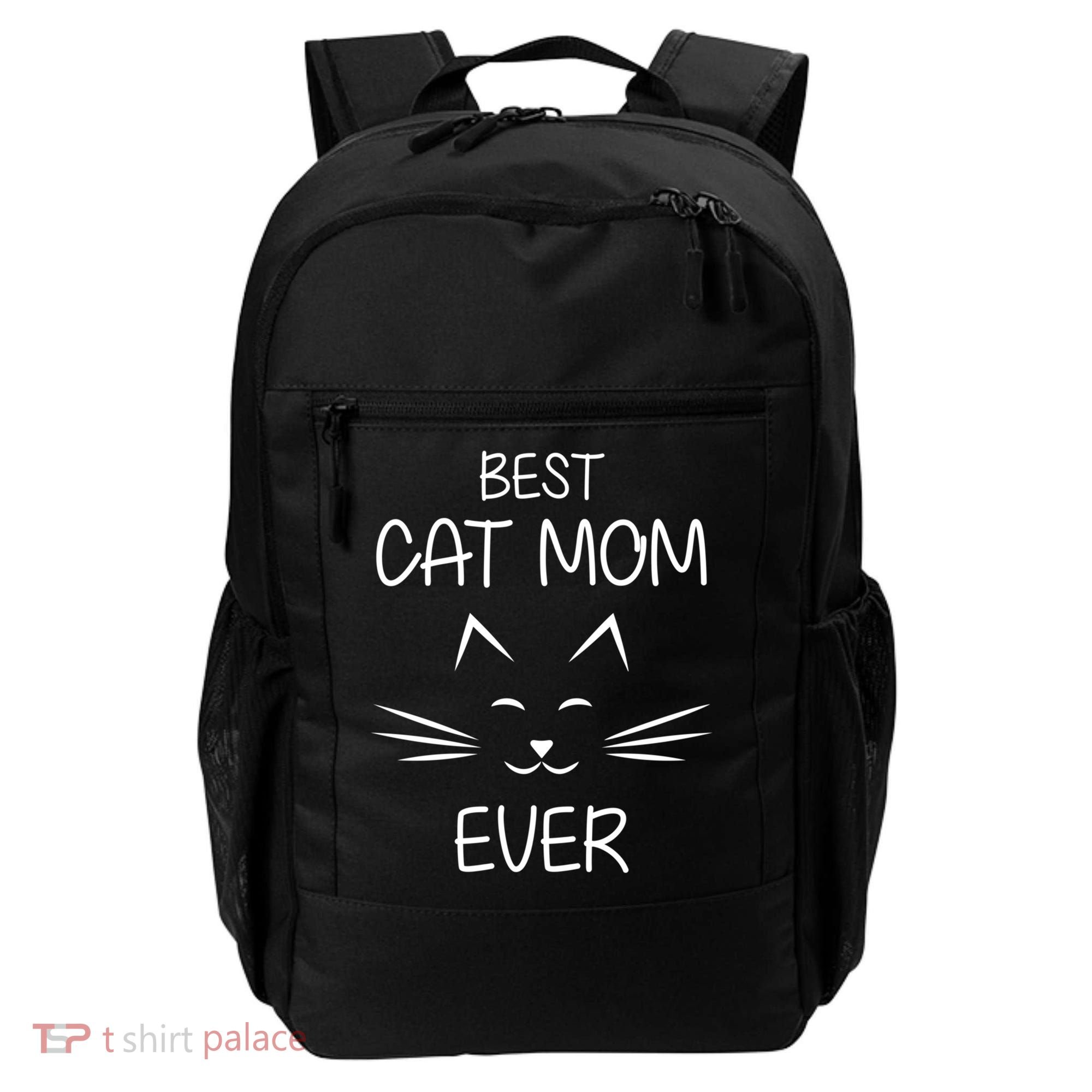 Cat Lover Mom Funny Best Cat Mom Ever Cute Gift Backpack