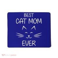 Cat Lover Mom Funny Best Cat Mom Ever Cute Gift Mousepad thumb 0