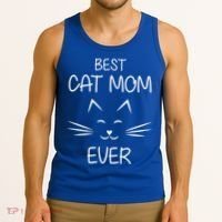 Cat Lover Mom Funny Best Cat Mom Ever Cute Gift Tank Top thumb 3