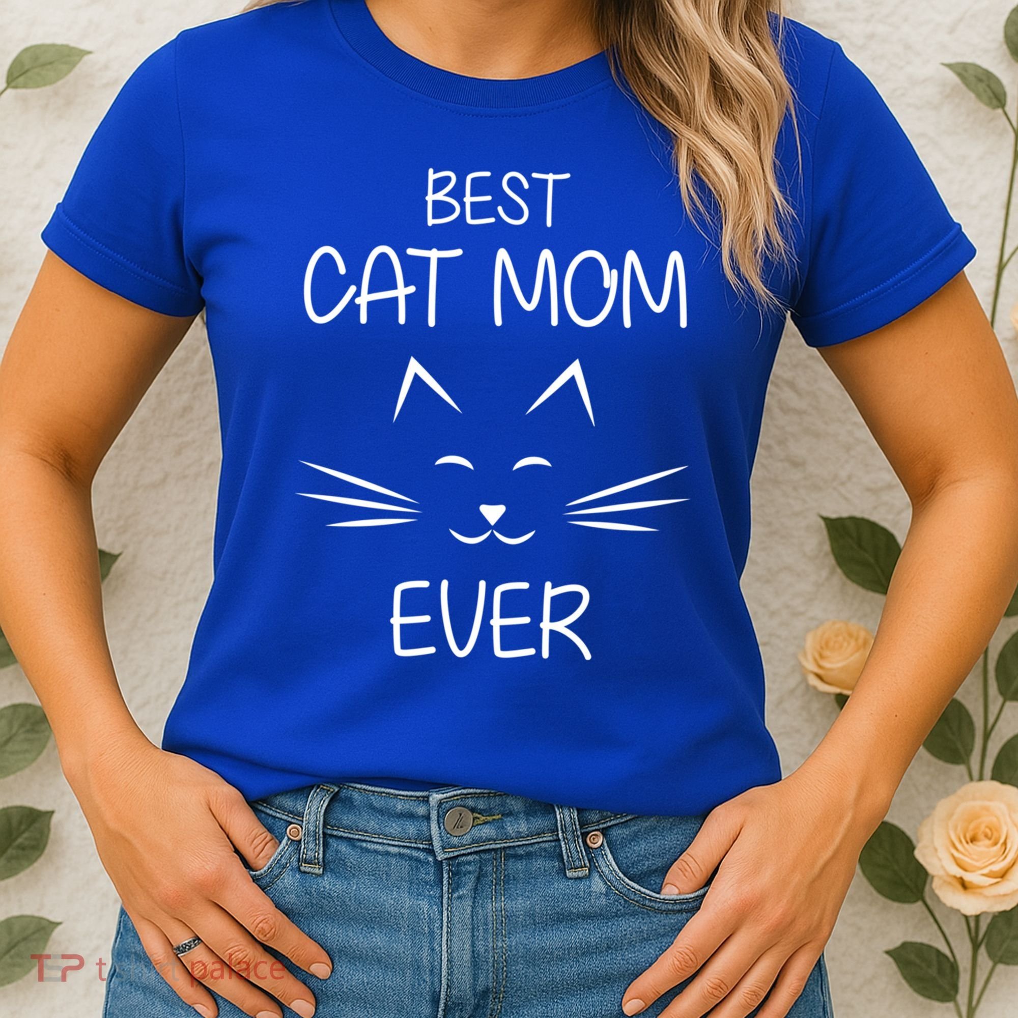 Cat Lover Mom Funny Best Cat Mom Ever Cute Gift Women's T-Shirt