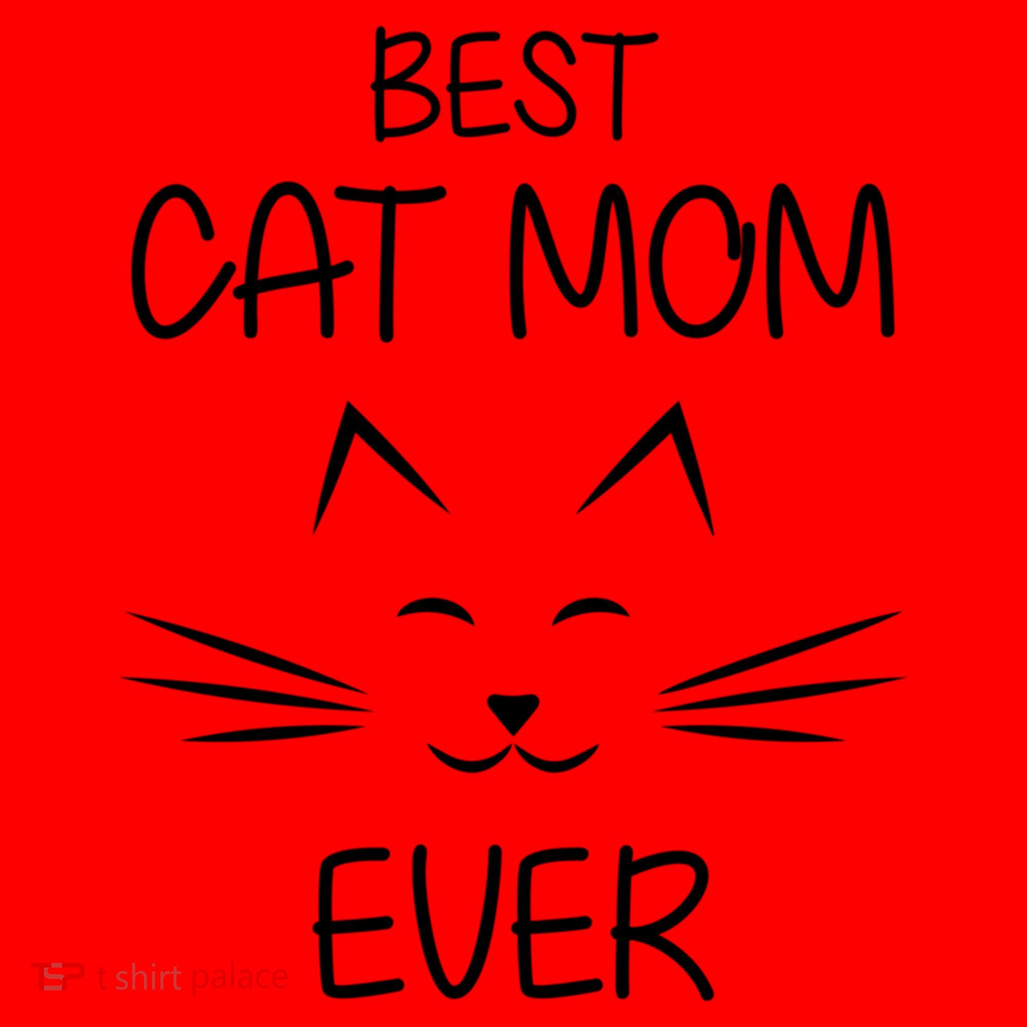 Cat Lover Mom Funny Best Cat Mom Ever Cute Gift Santa Hat