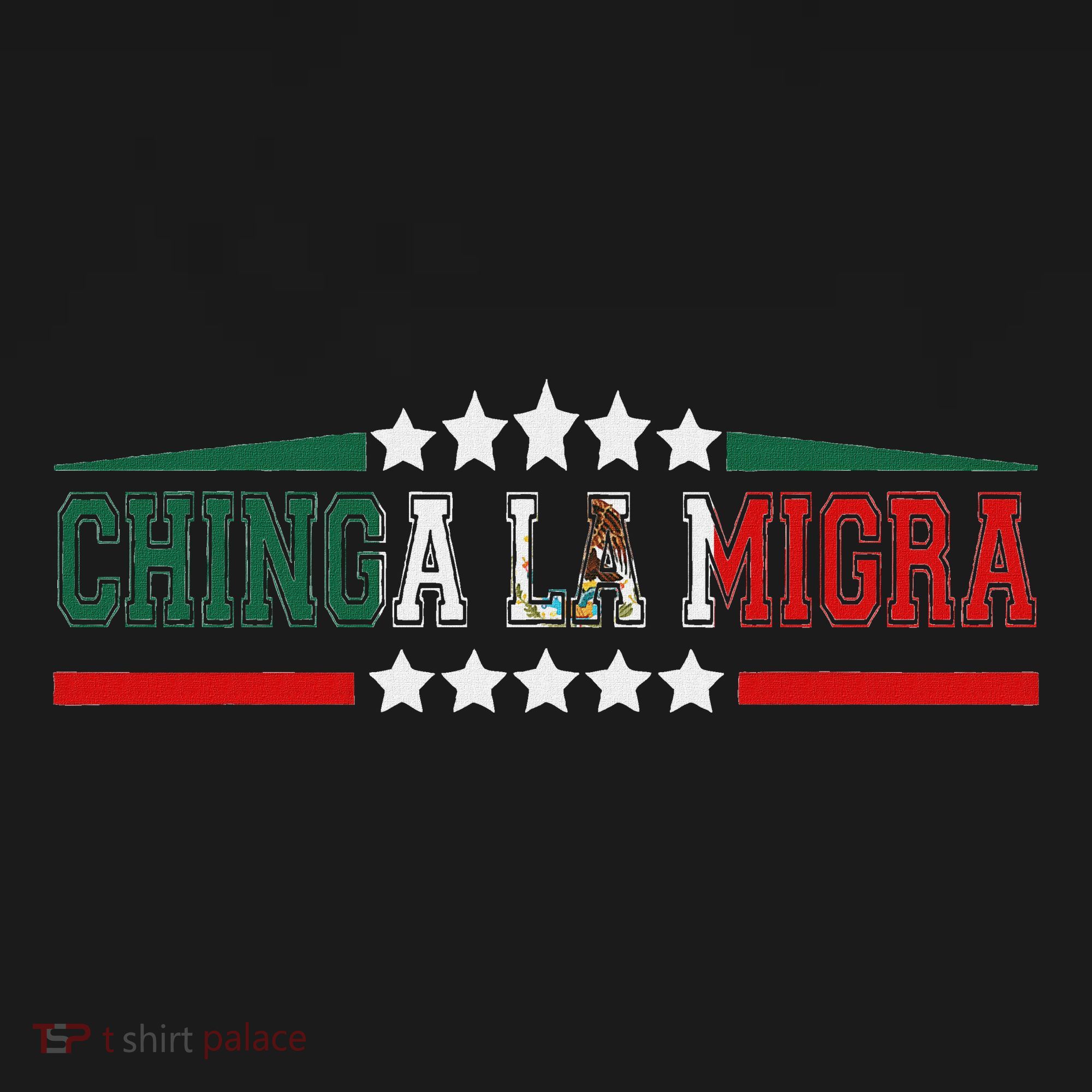 Chinga La Migra Mexico Flag Bandera Ice Immigration Policy Doggie Tank
