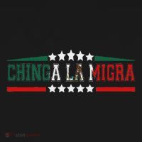 Chinga La Migra Mexico Flag Bandera Ice Immigration Policy Ornament thumb 1