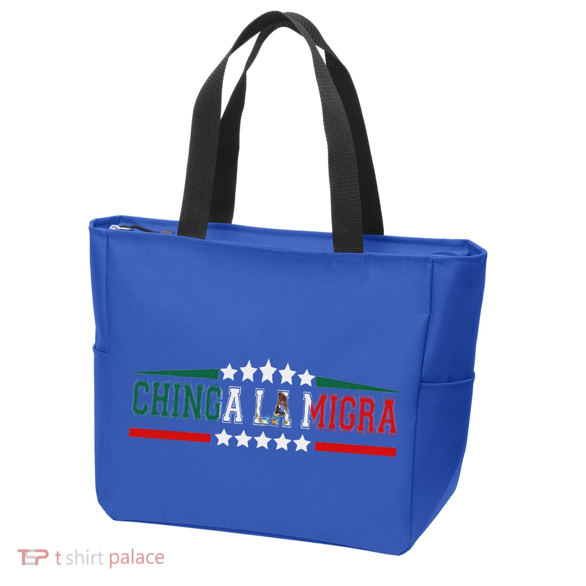 Chinga La Migra Mexico Flag Bandera Ice Immigration Policy Tote Bag