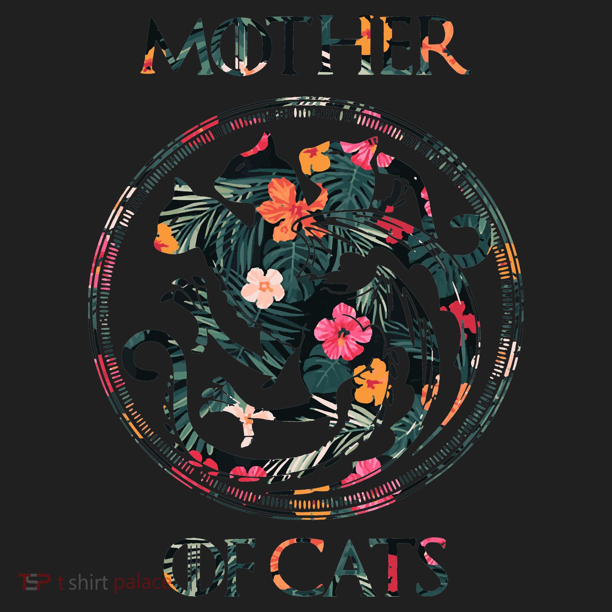 Cat Lovers Mother Of Cats Mix Flower Beanie