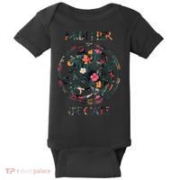 Cat Lovers Mother Of Cats Mix Flower Baby Bodysuit thumb 0