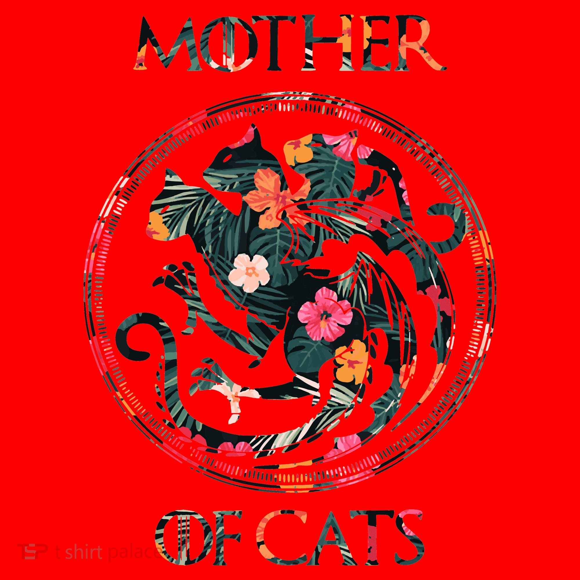 Cat Lovers Mother Of Cats Mix Flower Santa Hat