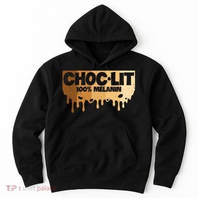 Choc Lit Melanin Queen African Afro Pride Black Historty Hoodie