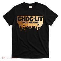 Choc Lit Melanin Queen African Afro Pride Black Historty T-Shirt thumb 0