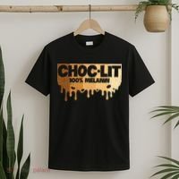 Choc Lit Melanin Queen African Afro Pride Black Historty T-Shirt thumb 2