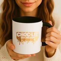 Choc Lit Melanin Queen African Afro Pride Black Historty Coffee Mug thumb 3