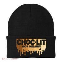 Choc Lit Melanin Queen African Afro Pride Black Historty Beanie thumb 0