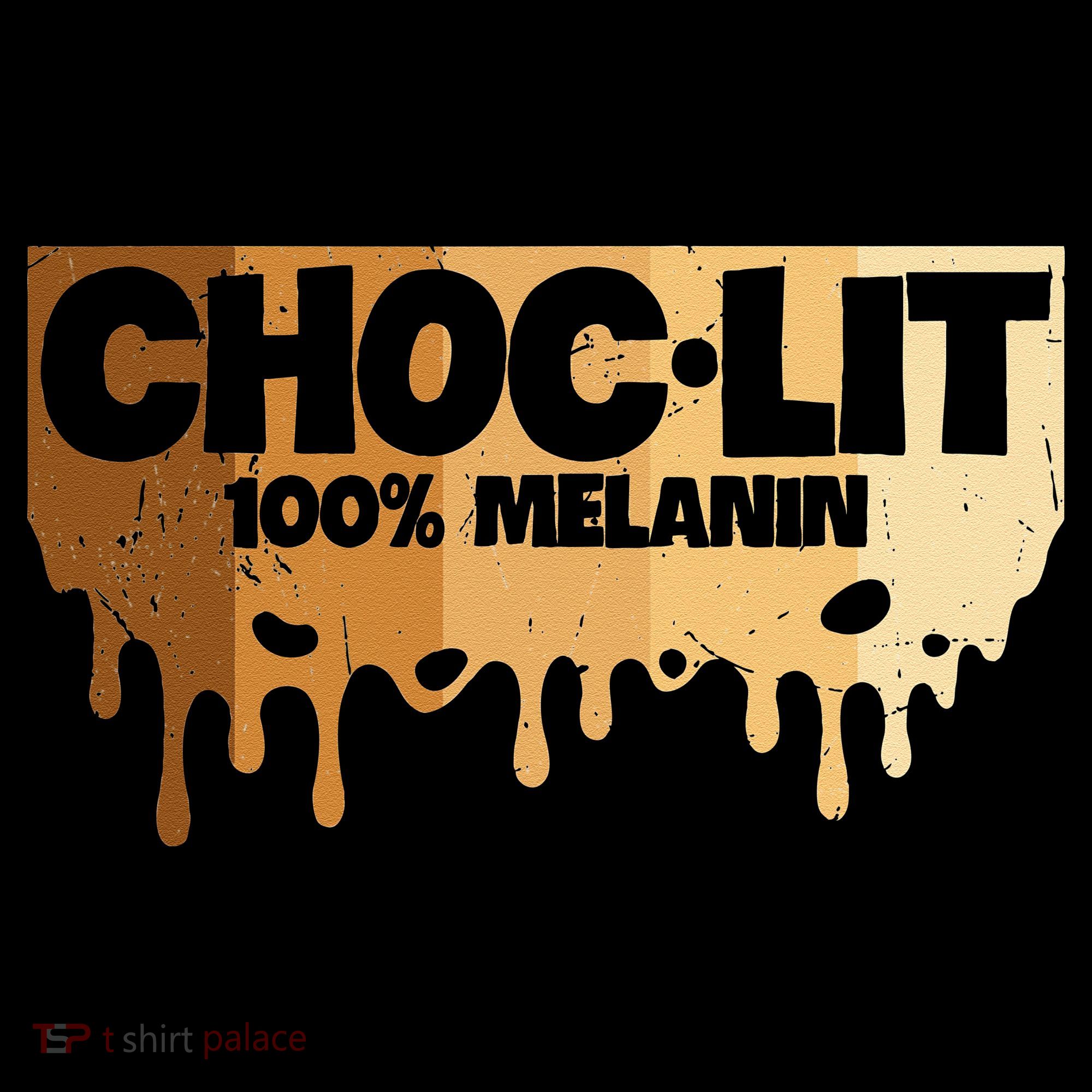 Choc Lit Melanin Queen African Afro Pride Black Historty Women's Hoodie