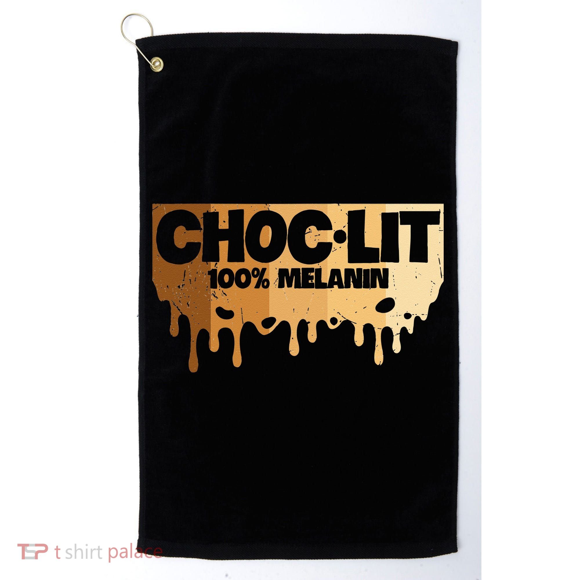 Choc Lit Melanin Queen African Afro Pride Black Historty Golf Towel