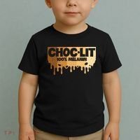 Choc Lit Melanin Queen African Afro Pride Black Historty Toddler T-Shirt thumb 2