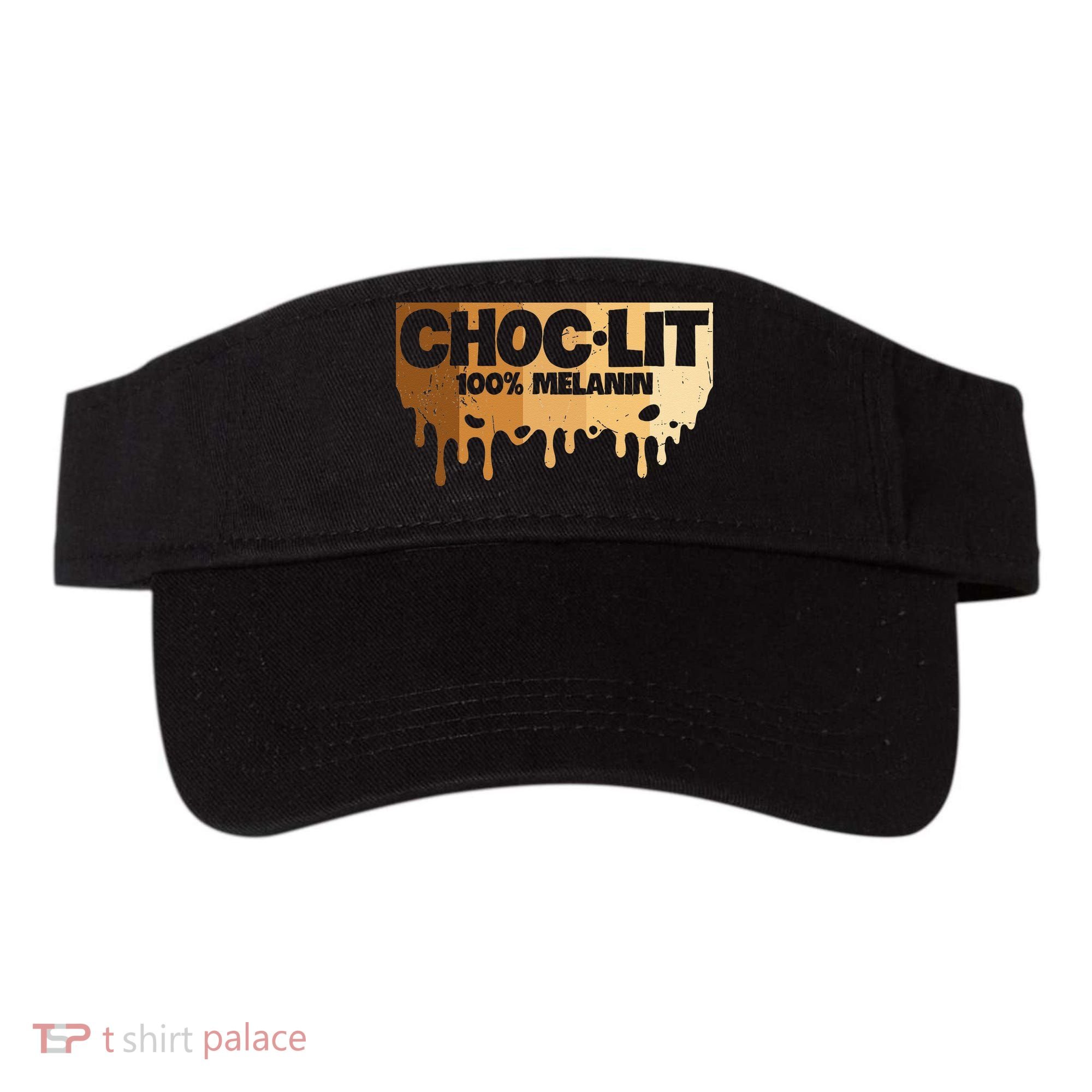 Choc Lit Melanin Queen African Afro Pride Black Historty Visor