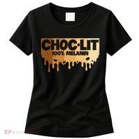 Choc Lit Melanin Queen African Afro Pride Black Historty Women's T-Shirt thumb 0