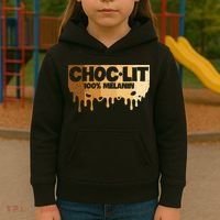Choc Lit Melanin Queen African Afro Pride Black Historty Kids Hoodie thumb 3