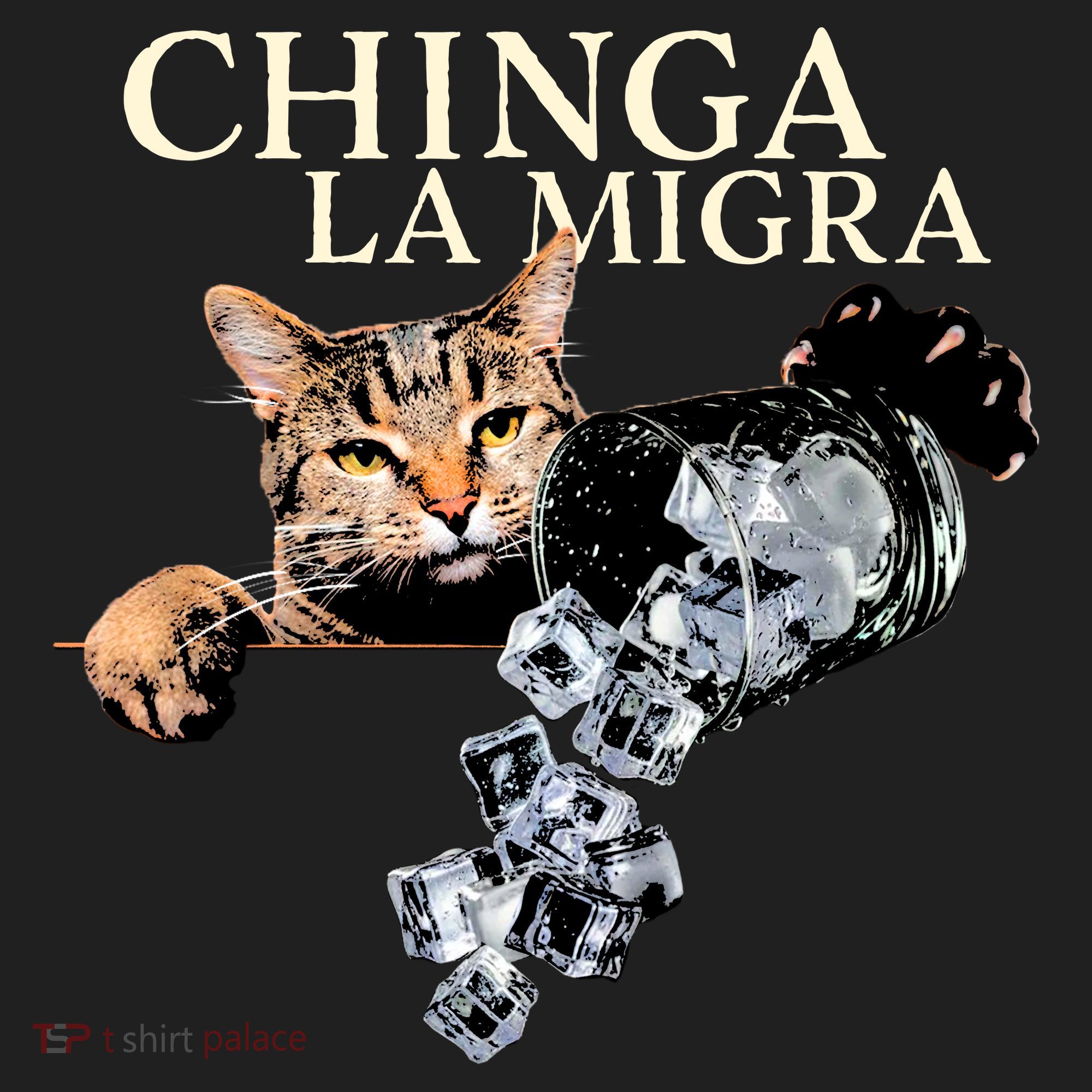 Chinga La Migra Cat Anti ICE Tumbler