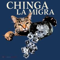 Chinga La Migra Cat Anti ICE USA-Made Doggie Bandana thumb 2