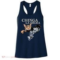 Chinga La Migra Cat Anti ICE Women's Tank Top thumb 0