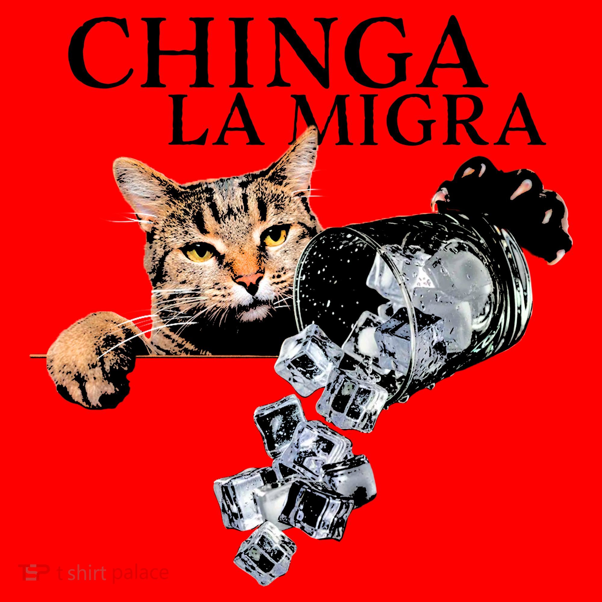 Chinga La Migra Cat Anti ICE Santa Hat