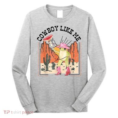 Cowboy Like Me Frog Long Sleeve Shirt