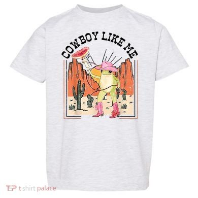 Cowboy Like Me Frog Toddler T-Shirt