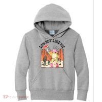 Cowboy Like Me Frog Kids Hoodie thumb 0