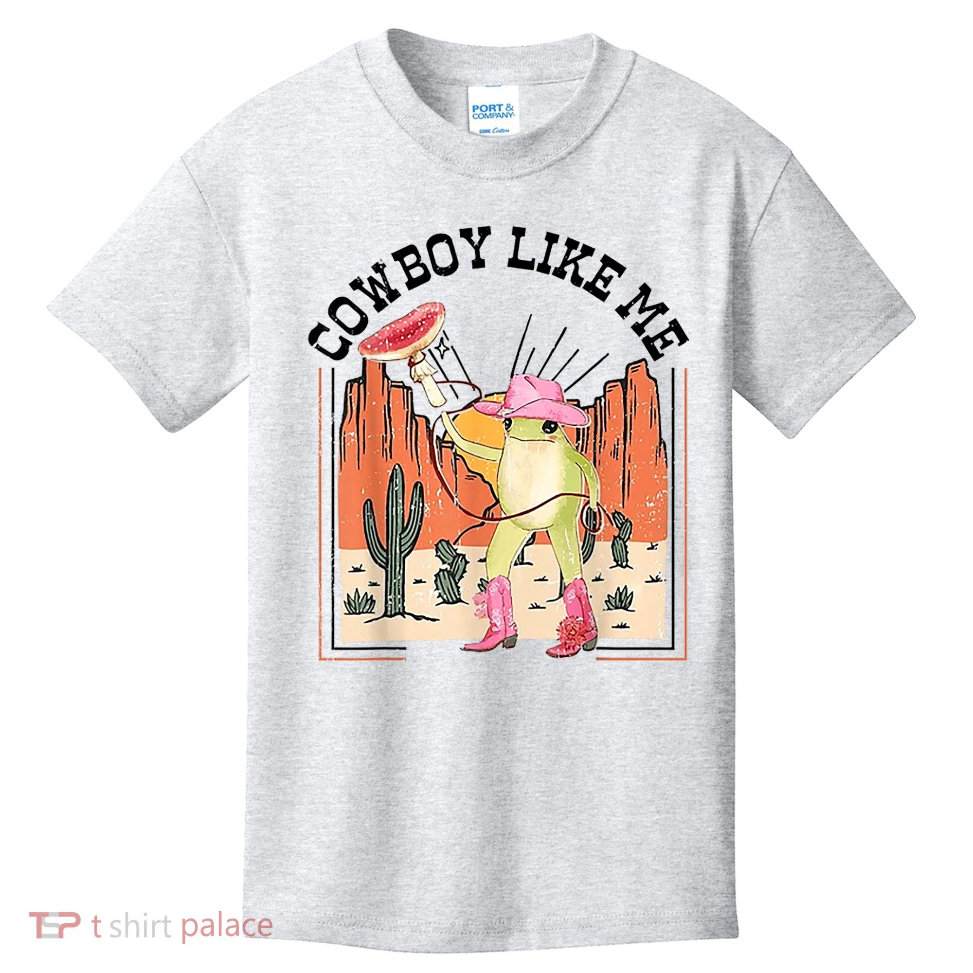 Cowboy Like Me Frog Kids T-Shirt
